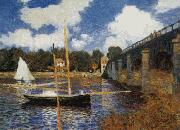 Claude Monet Bridge at Argenteuil oil painting on canvas